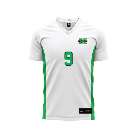 Marshall - NCAA Women's Soccer : Tiggi Gent - White Soccer Jersey-0