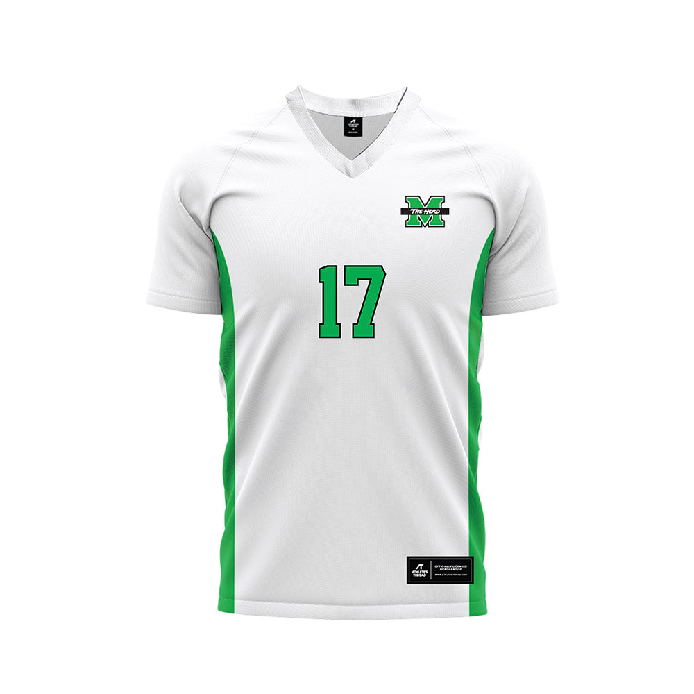 Marshall - NCAA Women's Soccer : Laura Rodriguez - White Soccer Jersey-0