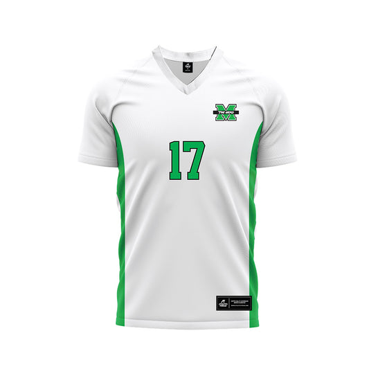 Marshall - NCAA Women's Soccer : Laura Rodriguez - White Soccer Jersey-0
