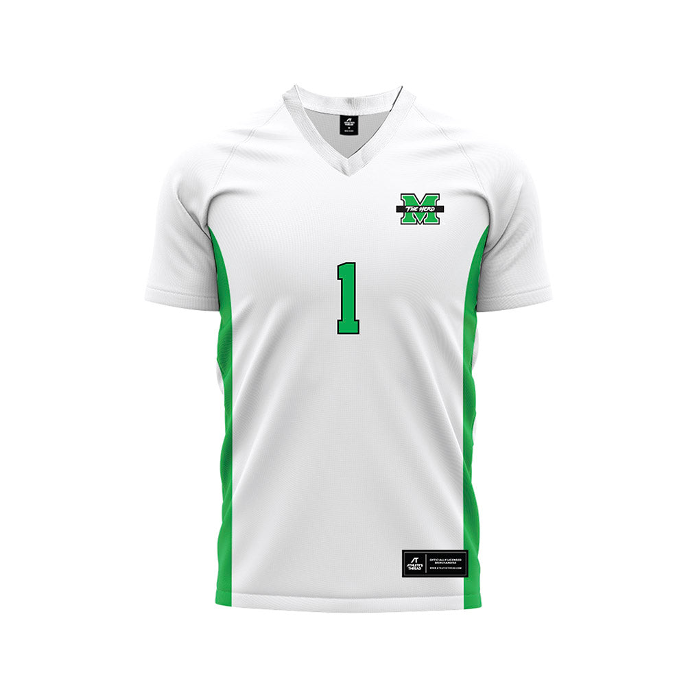Marshall - NCAA Women's Soccer : Emma Durand - White Soccer Jersey-0