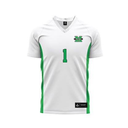 Marshall - NCAA Women's Soccer : Emma Durand - White Soccer Jersey-0