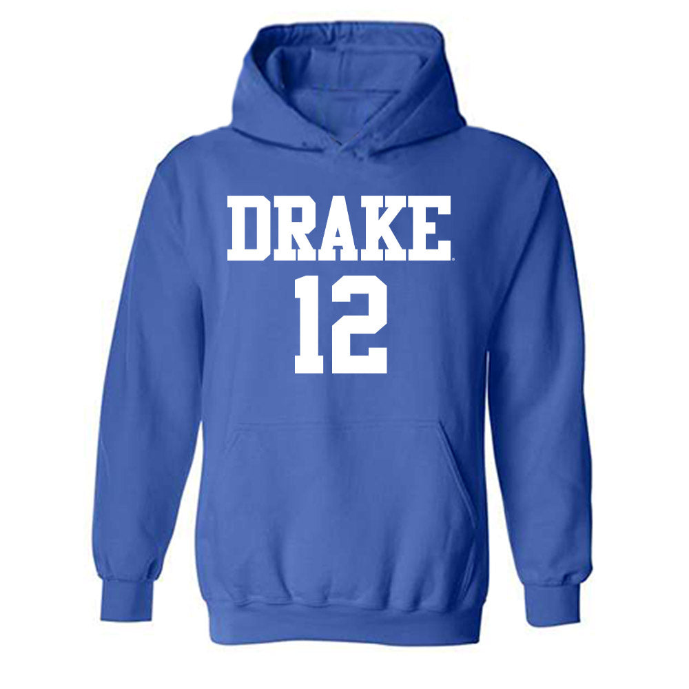 Drake - NCAA Women's Volleyball : Shay McMillen - Replica Shersey Hooded Sweatshirt-0