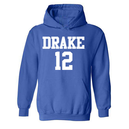 Drake - NCAA Women's Volleyball : Shay McMillen - Replica Shersey Hooded Sweatshirt-0