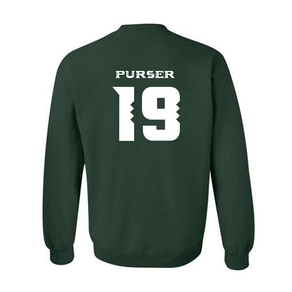 Hawaii - NCAA Women's Volleyball : Rachel Purser - Replica Shersey Crewneck Sweatshirt-1