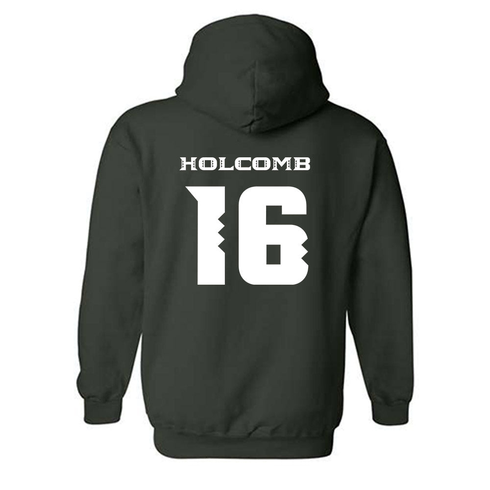 Hawaii - NCAA Women's Volleyball : Cameron Holcomb - Replica Shersey Hooded Sweatshirt-1