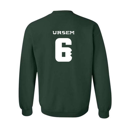 Hawaii - NCAA Women's Volleyball : Marnie Ursem - Replica Shersey Crewneck Sweatshirt-1