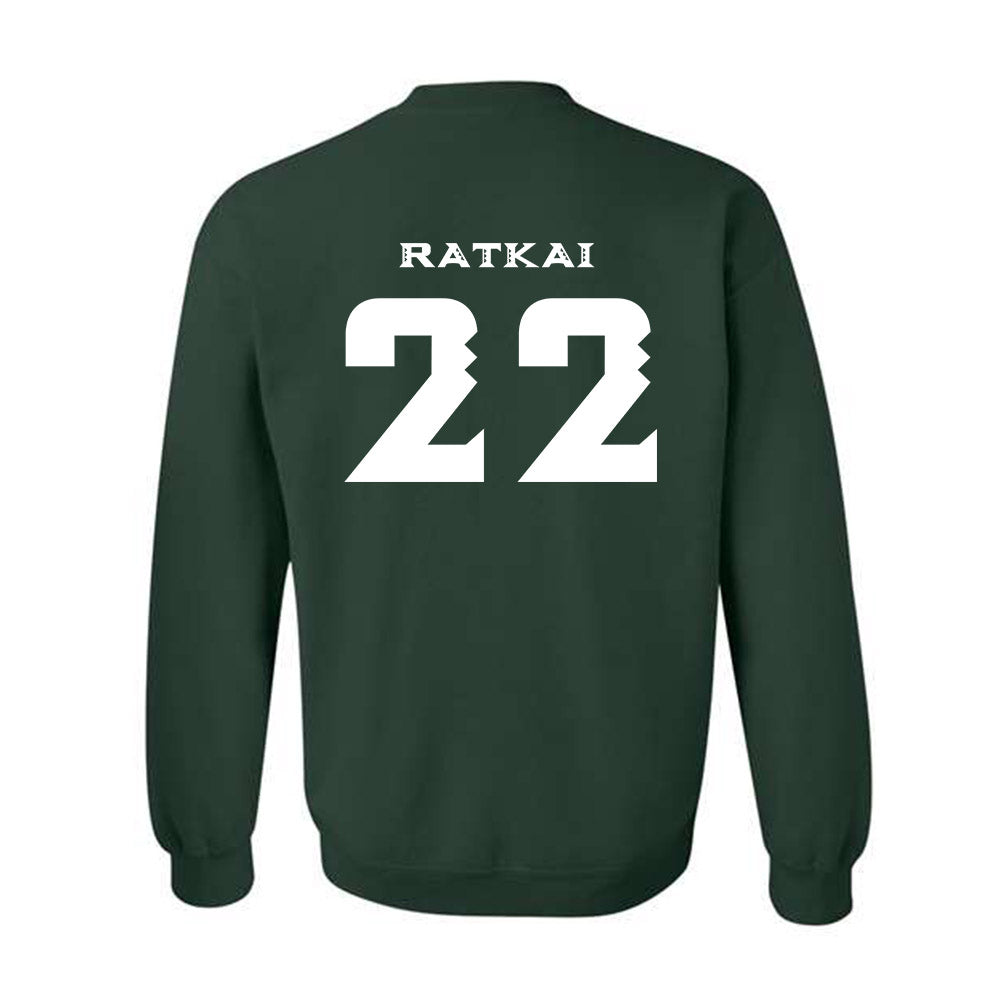 Hawaii - NCAA Women's Volleyball : Panna Ratkai - Replica Shersey Crewneck Sweatshirt-1