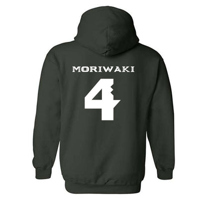 Hawaii - NCAA Women's Volleyball : Kahea Moriwaki - Replica Shersey Hooded Sweatshirt-1