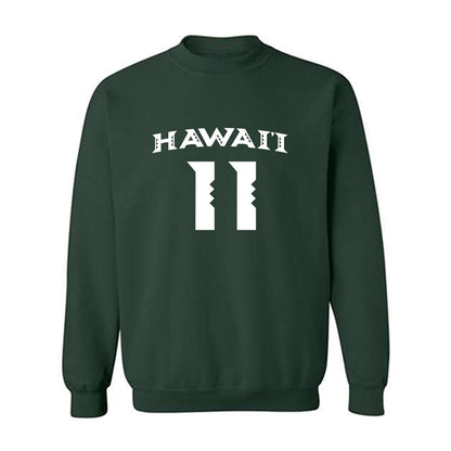Hawaii - NCAA Women's Volleyball : Maeli Cormier - Replica Shersey Crewneck Sweatshirt-0