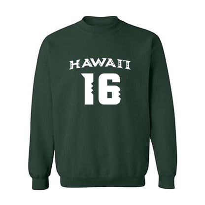Hawaii - NCAA Women's Volleyball : Cameron Holcomb - Replica Shersey Crewneck Sweatshirt-0