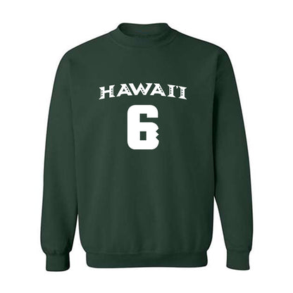 Hawaii - NCAA Women's Volleyball : Marnie Ursem - Replica Shersey Crewneck Sweatshirt-0
