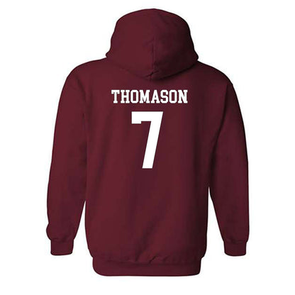 Alabama - NCAA Women's Soccer : Larkin Thomason - Replica Shersey Hooded Sweatshirt-1