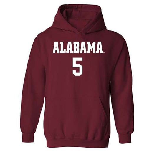 Alabama - NCAA Women's Soccer : Sophia Martelli - Replica Shersey Hooded Sweatshirt-0