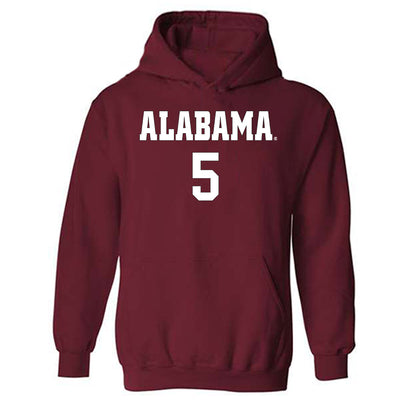 Alabama - NCAA Women's Soccer : Soph Martelli - Replica Shersey Hooded Sweatshirt-0