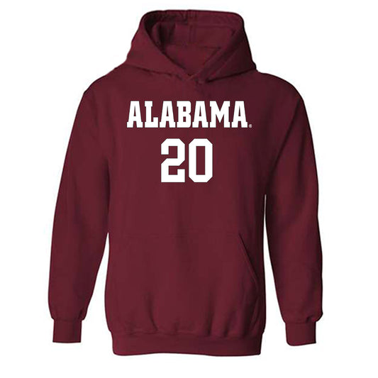 Alabama - NCAA Women's Soccer : Reece Ward - Replica Shersey Hooded Sweatshirt-0
