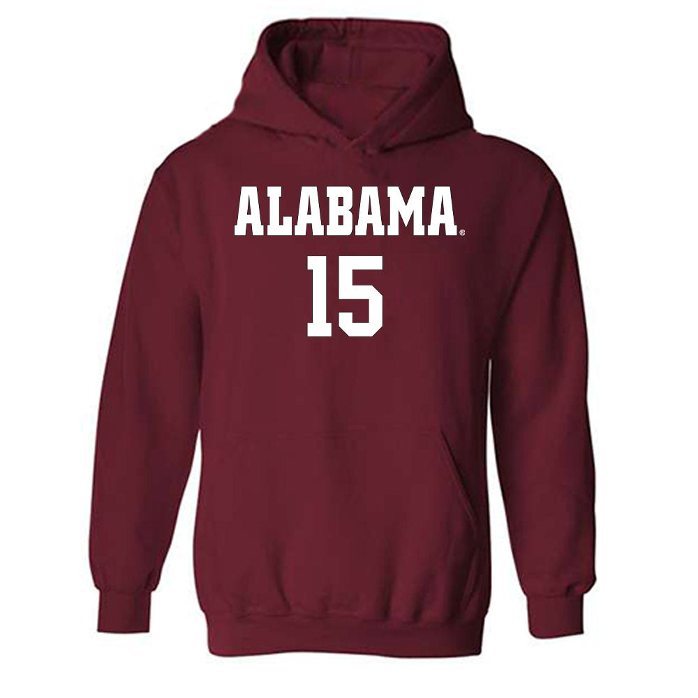 Alabama - NCAA Women's Soccer : Kennedy Garcia - Replica Shersey Hooded Sweatshirt-0