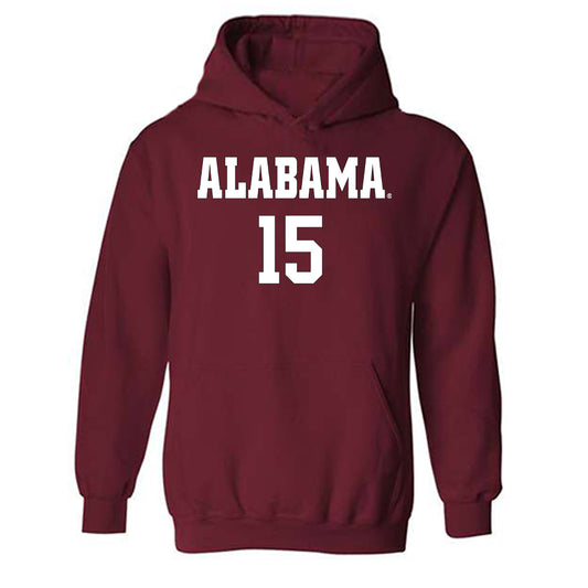 Alabama - NCAA Women's Soccer : Kennedy Garcia - Replica Shersey Hooded Sweatshirt-0