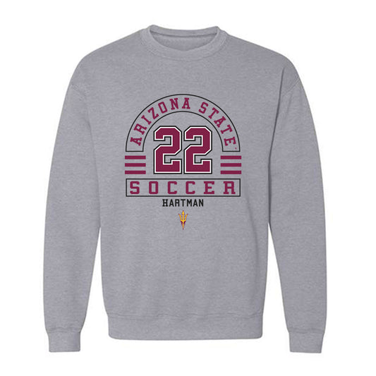 Arizona State - NCAA Women's Soccer : Oona Hartman - Classic Fashion Shersey Crewneck Sweatshirt-0