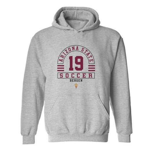 Arizona State - NCAA Women's Soccer : Sierra Bergen - Classic Fashion Shersey Hooded Sweatshirt-0