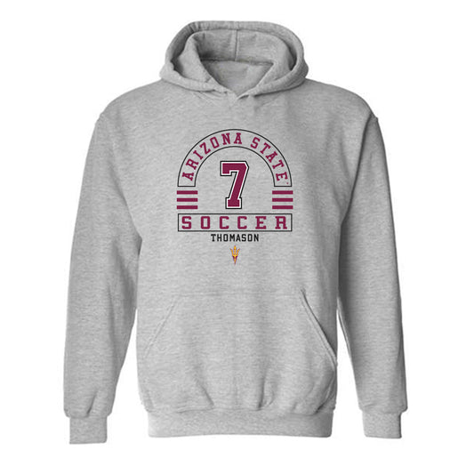 Arizona State - NCAA Women's Soccer : Tatum Thomason - Classic Fashion Shersey Hooded Sweatshirt-0