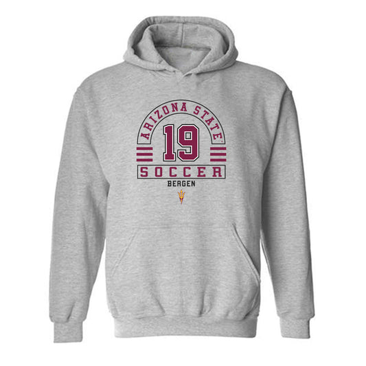 Arizona State - NCAA Women's Soccer : Sierra Bergen - Classic Fashion Shersey Hooded Sweatshirt-0