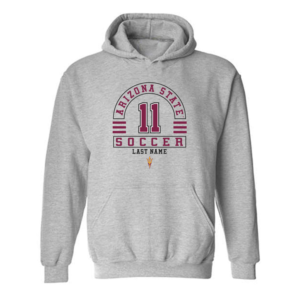 Arizona State - NCAA Women's Soccer : Addison Baltodano - Classic Fashion Shersey Hooded Sweatshirt-0