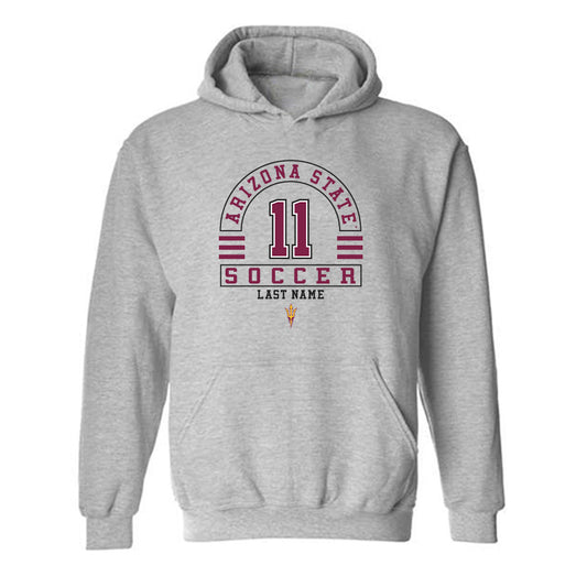 Arizona State - NCAA Women's Soccer : Addison Baltodano - Classic Fashion Shersey Hooded Sweatshirt-0