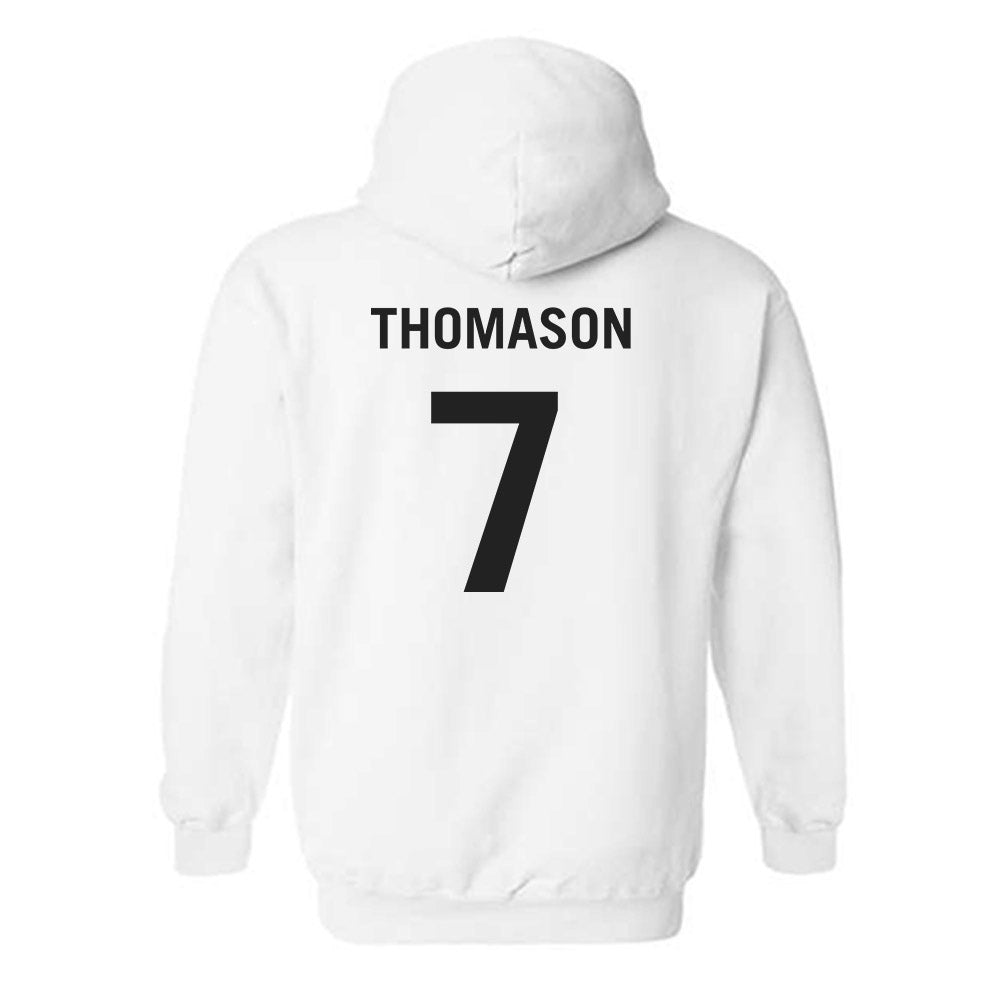 Arizona State - NCAA Women's Soccer : Tatum Thomason - Replica Shersey Hooded Sweatshirt-1