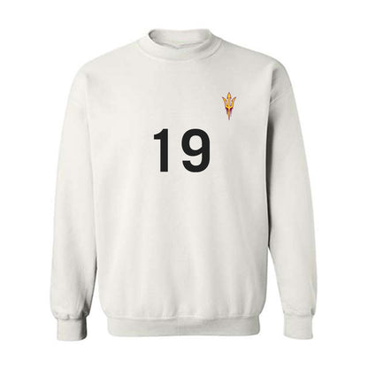 Arizona State - NCAA Women's Soccer : Sierra Bergen - Replica Shersey Crewneck Sweatshirt-0