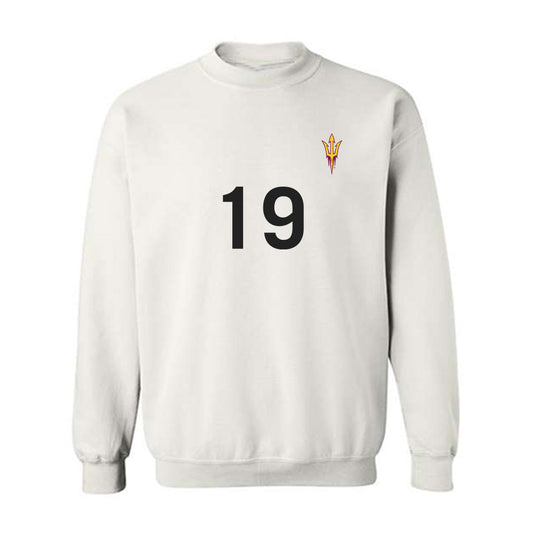Arizona State - NCAA Women's Soccer : Sierra Bergen - Replica Shersey Crewneck Sweatshirt-0