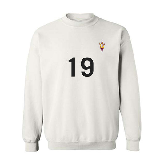 Arizona State - NCAA Women's Soccer : Sierra Bergen - Replica Shersey Crewneck Sweatshirt-0