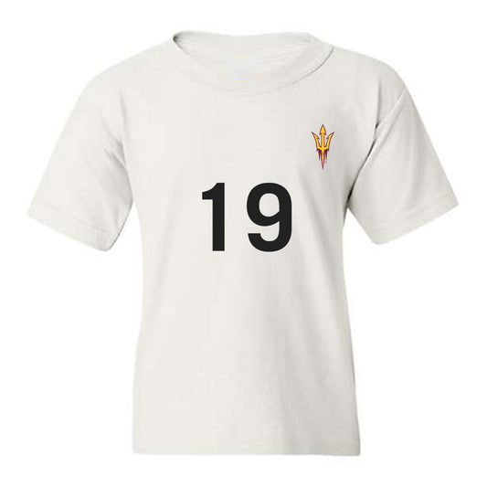 Arizona State - NCAA Women's Soccer : Sierra Bergen - Replica Shersey Youth T-Shirt-0