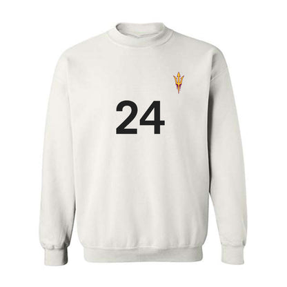 Arizona State - NCAA Women's Soccer : Katherine Ozard - Replica Shersey Crewneck Sweatshirt-0