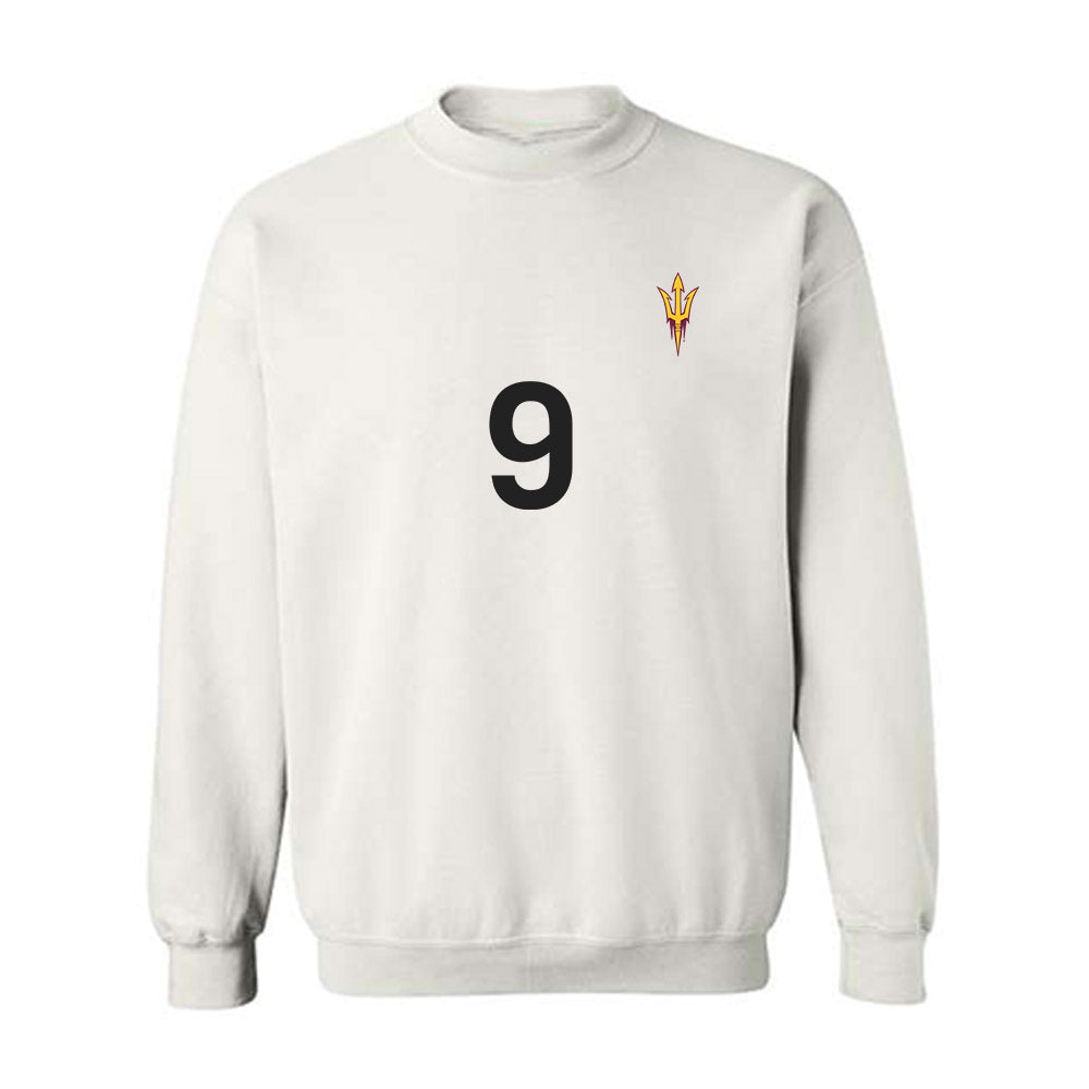 Arizona State - NCAA Women's Soccer : Kierra Blundell - Replica Shersey Crewneck Sweatshirt-0