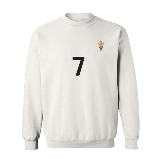Arizona State - NCAA Women's Soccer : Tatum Thomason - Replica Shersey Crewneck Sweatshirt-0