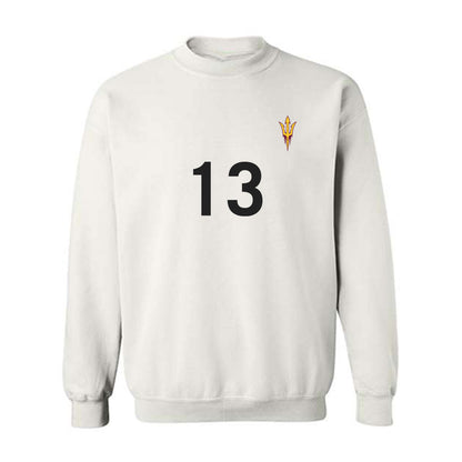 Arizona State - NCAA Women's Soccer : Miki Hayashi - Replica Shersey Crewneck Sweatshirt-0