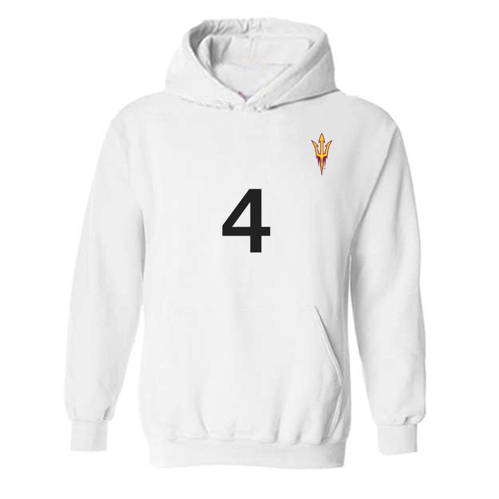 Arizona State - NCAA Women's Soccer : Grace Gillard - Replica Shersey Hooded Sweatshirt