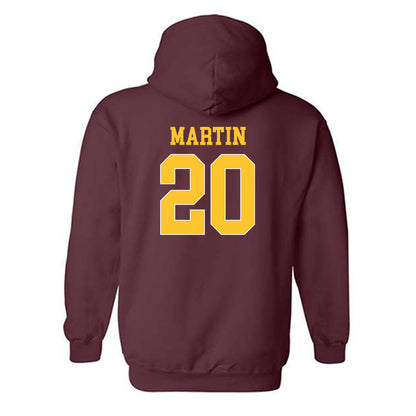 Arizona State - NCAA Women's Volleyball : Grace Martin - Replica Shersey Hooded Sweatshirt-1