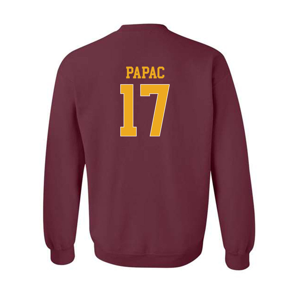 Arizona State - NCAA Women's Volleyball : Aurora Papac - Replica Shersey Crewneck Sweatshirt-1