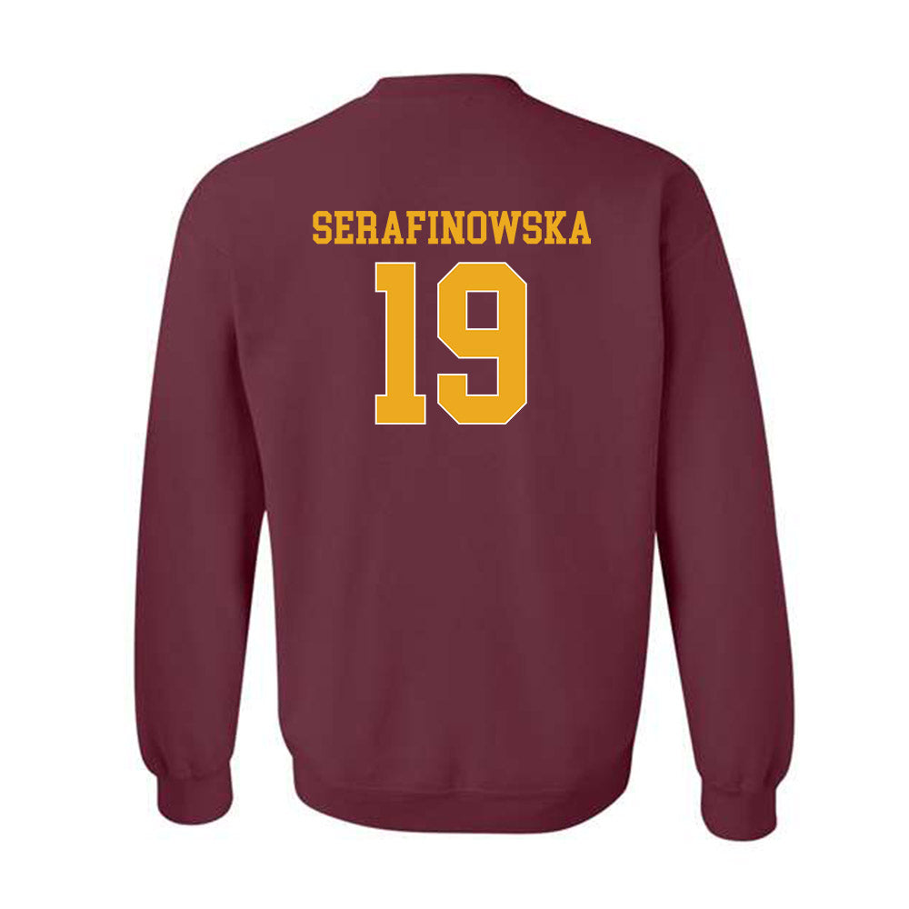 Arizona State - NCAA Women's Volleyball : Antonina Serafinowska - Replica Shersey Crewneck Sweatshirt-1