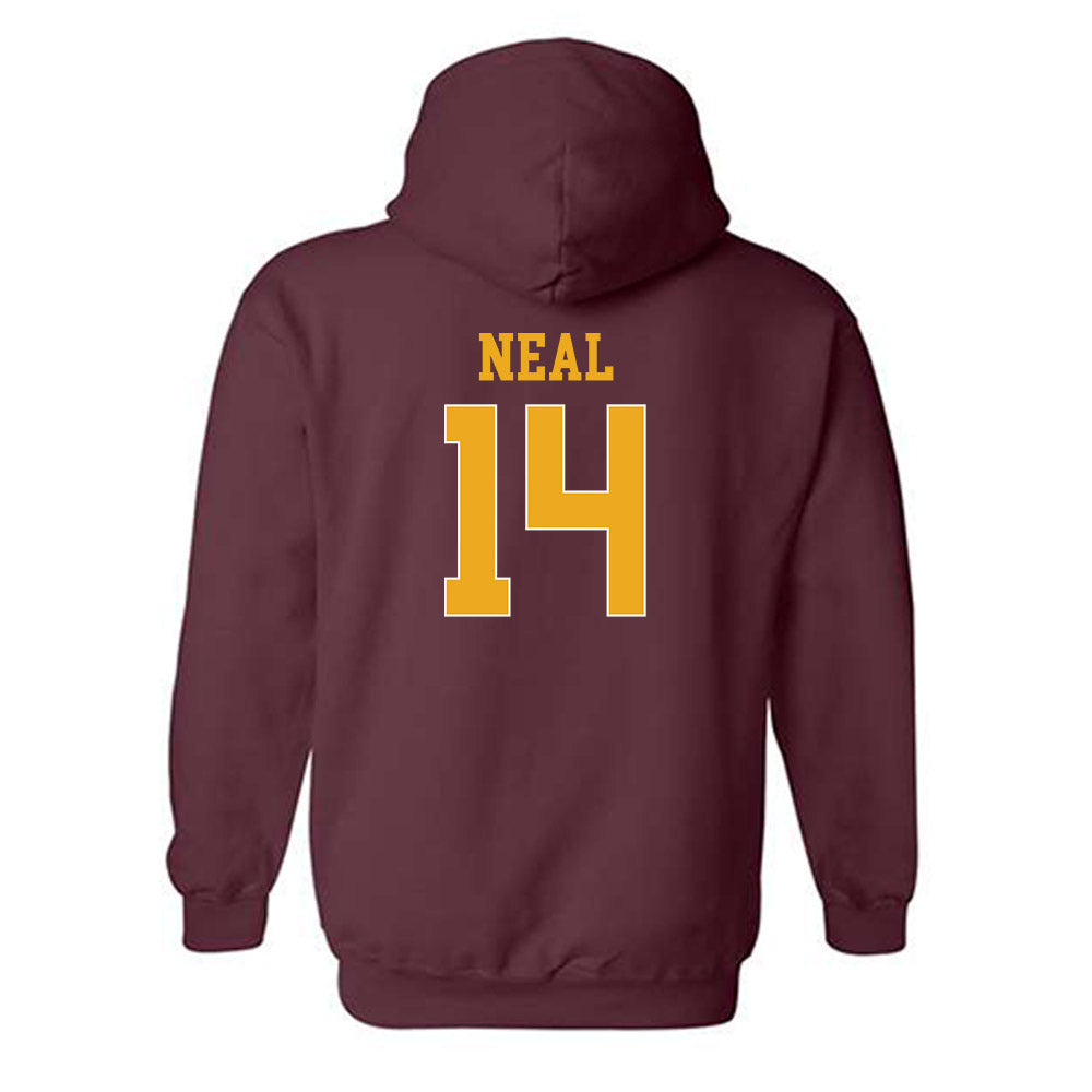Arizona State - NCAA Women's Volleyball : Jillian Neal - Replica Shersey Hooded Sweatshirt-1