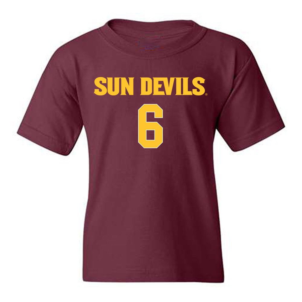 Arizona State - NCAA Women's Volleyball : Jadyn Wilgus - Replica Shersey Youth T-Shirt-0