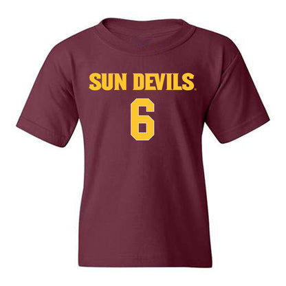 Arizona State - NCAA Women's Volleyball : Jadyn Wilgus - Replica Shersey Youth T-Shirt-0