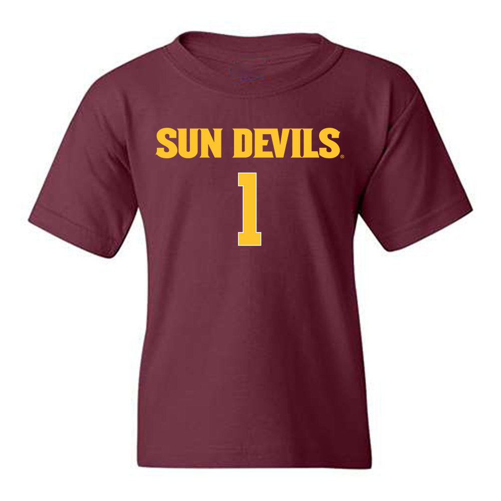 Arizona State - NCAA Women's Volleyball : Una Vajagic - Replica Shersey Youth T-Shirt-0