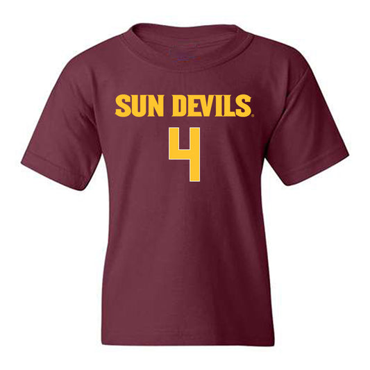 Arizona State - NCAA Women's Volleyball : Ella Lewis - Replica Shersey Youth T-Shirt-0