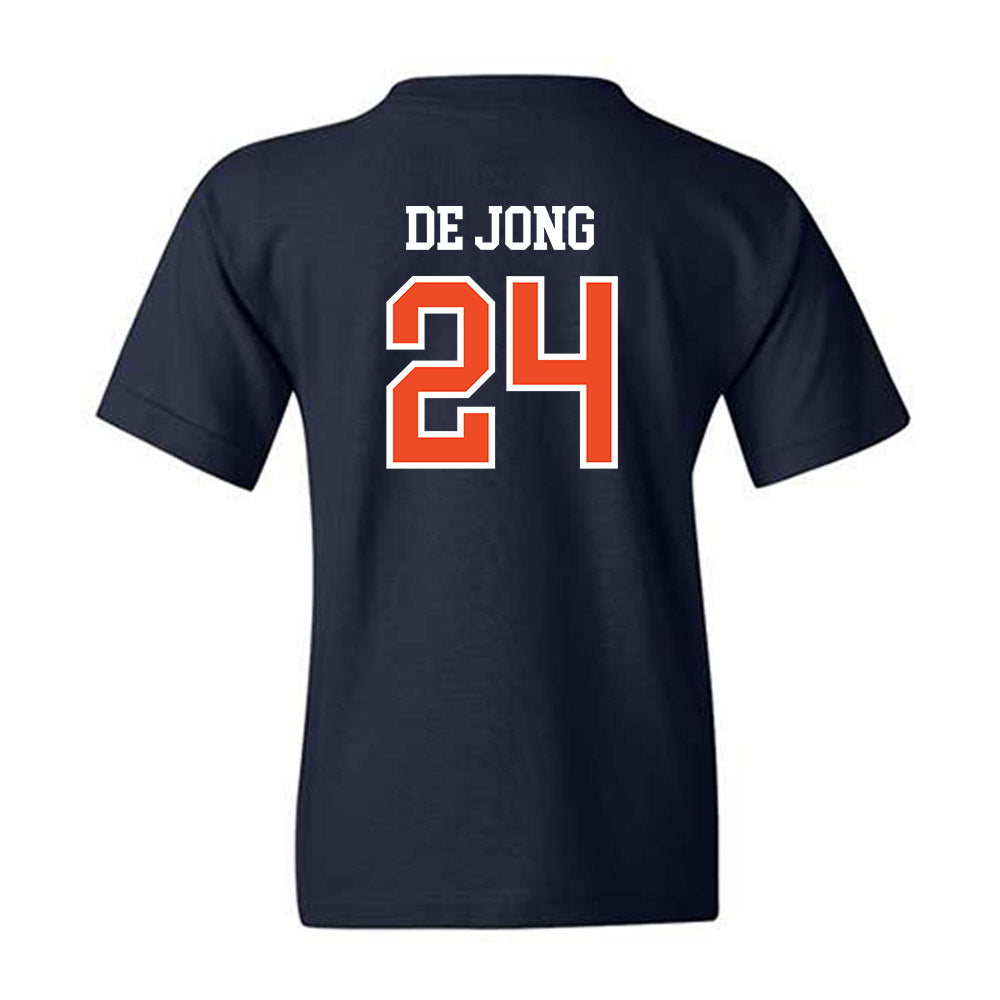Auburn - NCAA Baseball : Justice de Jong - Generic Shersey Youth T-Shirt-1