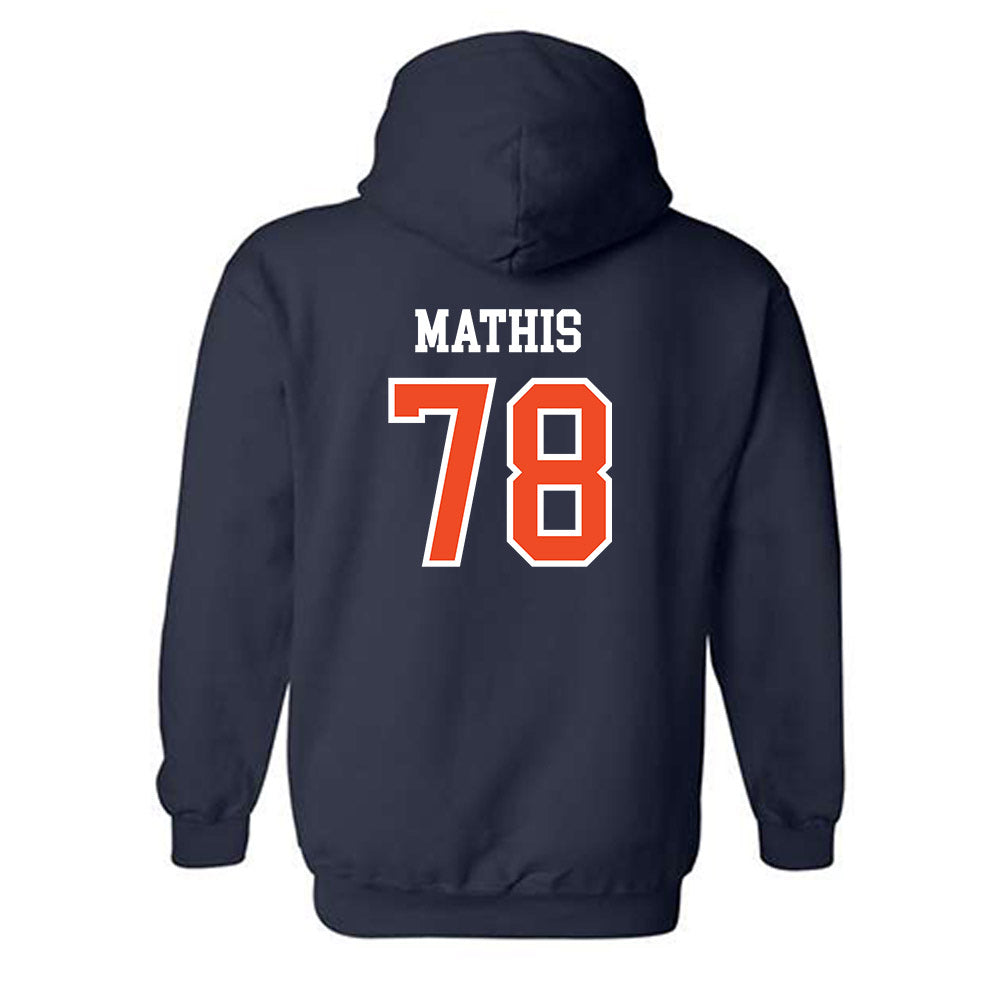 Auburn - NCAA Football : Mason Mathis - Generic Shersey Hooded Sweatshirt-1