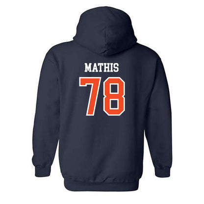 Auburn - NCAA Football : Mason Mathis - Generic Shersey Hooded Sweatshirt-1