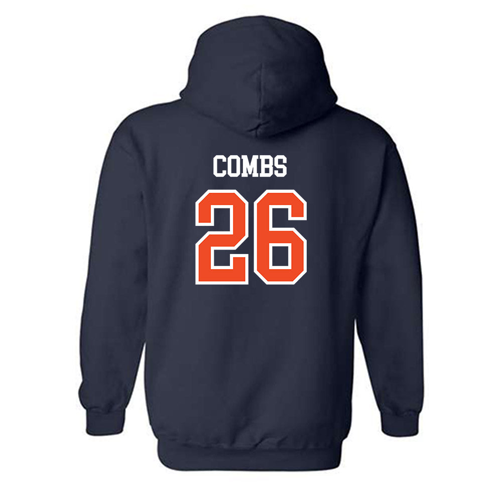 Auburn - NCAA Baseball : Caiden Combs - Generic Shersey Hooded Sweatshirt-1