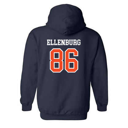 Auburn - NCAA Football : Jack Ellenburg - Generic Shersey Hooded Sweatshirt-1